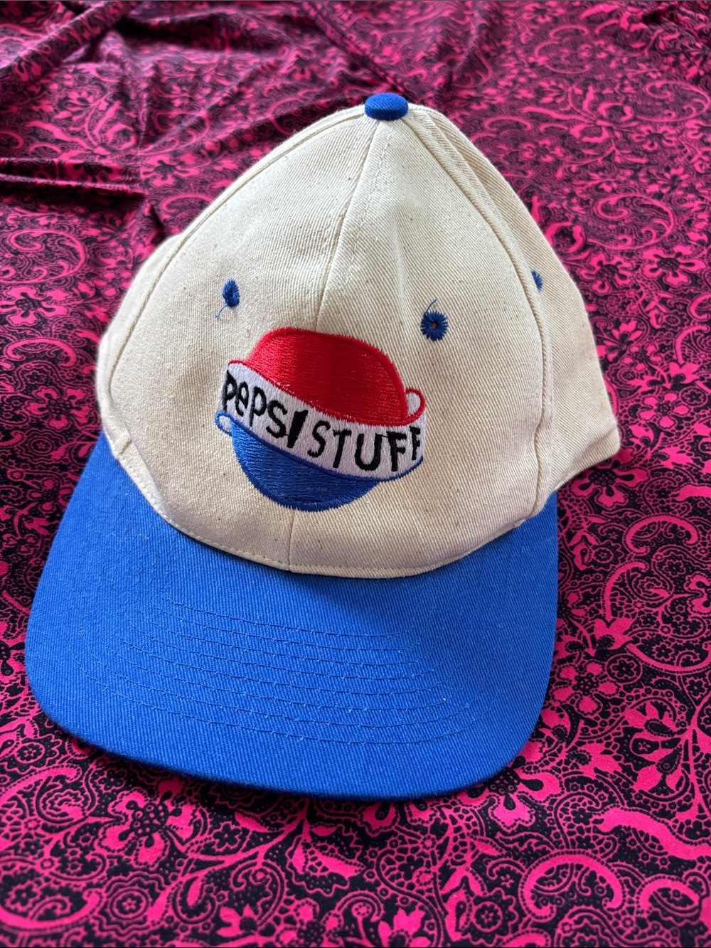 Vintage 90's Pepsi Stuff Embroidered Cap